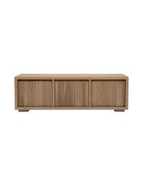 Oak Tv Cabinet With 3 Doors