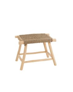 Tabouret Timo Herb/teck Naturel Large